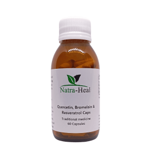Natra-heal | Quercetin, Bromelain & Resveratrol (60 Capsules)