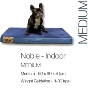 Noble Companion & Co | Noble Napper Dog Bed - Blue (7-Day Leeway) - Image 7